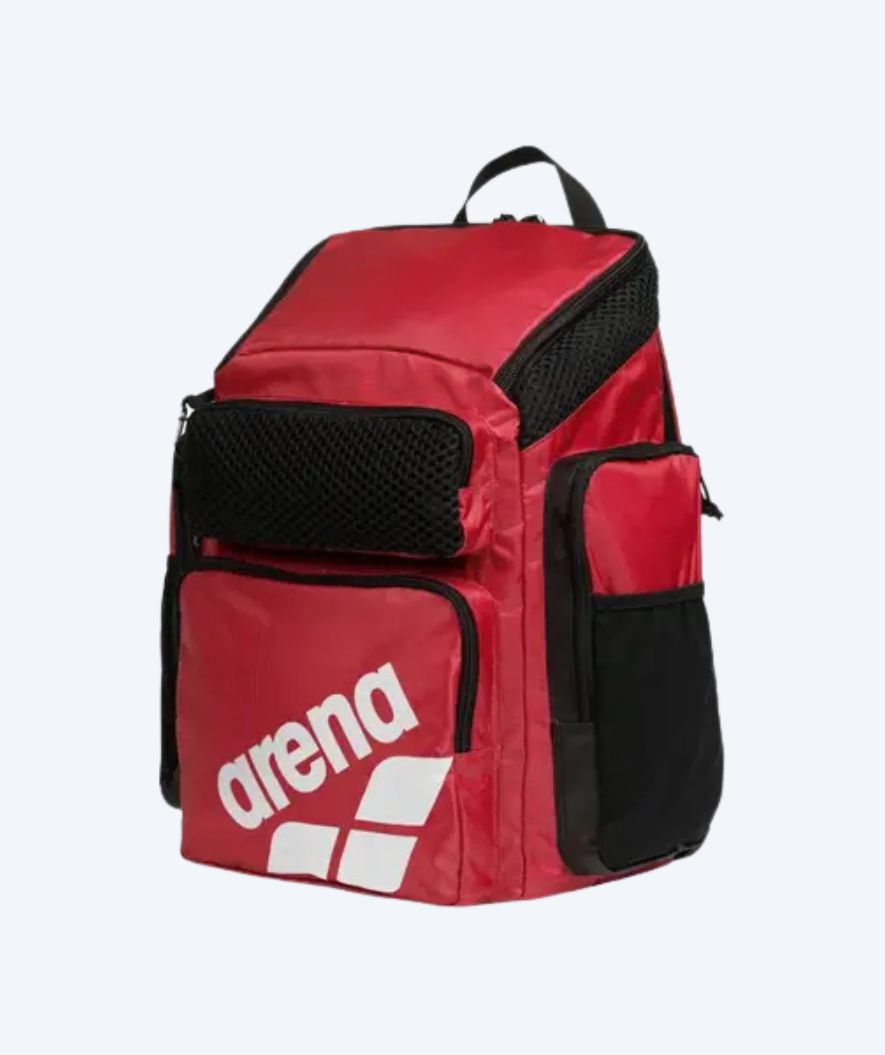 Arena simväska - One Go 45L - Röd/sort