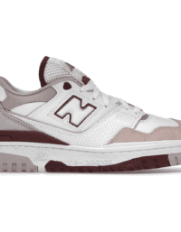 New Balance 550 White Scarlet