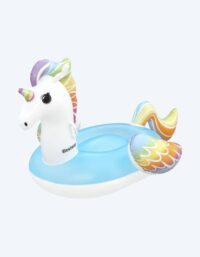 Bestway baddjur - Fantasy Unicorn Ride-On - Vit/multifärgad