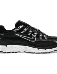 Nike P-6000 Black White Metallic Silver