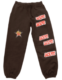 Travis Scott Road to Utopia Las Vegas Jackpot Sweatpants Brown