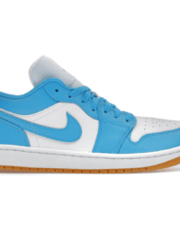 Air Jordan 1 Low White Gum Light Brown Dark Powder Blue