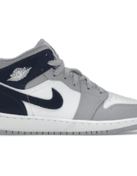 Air Jordan 1 Mid Wolf Grey Midnight Navy
