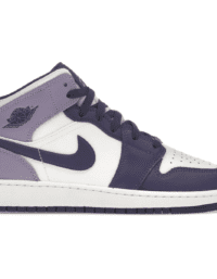 Air Jordan 1 Mid White Sky J Purple