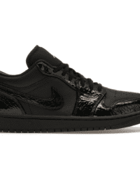 Air Jordan 1 Low SE Patent Elephant Black