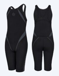 Watery tävlingsbaddräkt för flickor - Rapidskin 2.0 - Svart - Badkläder flicka