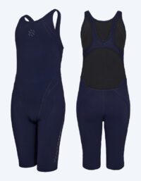 Watery tävlingsbaddräkt för flickor - Rapidskin 2.0 - Mörkblå - Badkläder flicka