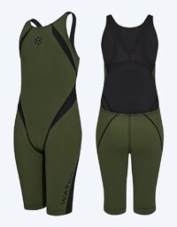 Watery tävlingsbaddräkt för flickor - Rapidskin 2.0 - Grön - Badkläder flicka