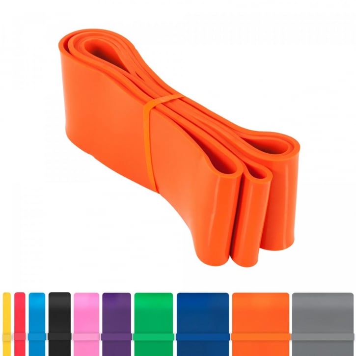 Gorilla Sports Gummiband Långa 208cm - Grå 36,3-90,72kg