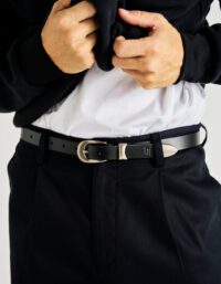 Local Rule Leather Belt - Black - L/XL