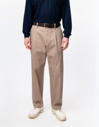 Local Rule Pleated Trouser - Beige - 2XL