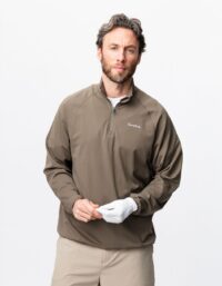 Local Rule Midlayer Q-zip - Light Brown - 2XL