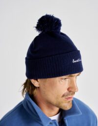 Local Rule Pom Pom Beanie - Navy