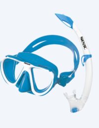 SEAC Combo snorkelset för barn (från 3 år) - Bella - Blå/vit