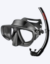 SEAC Combo snorkelset för vuxna - Extreme - Svart/röd