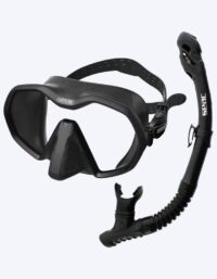SEAC Combo snorkelset för vuxna - Icona - Svart
