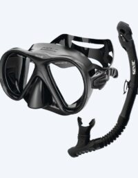 SEAC Combo snorkelset för vuxna - Lena - Svart
