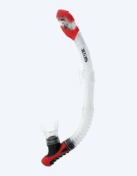 SEAC full-dry snorkel för vuxna - Reverse - Vit/röd