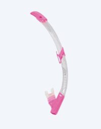 Aqualung semi-dry snorkel för vuxna - Airflex - Ljusrosa/klar