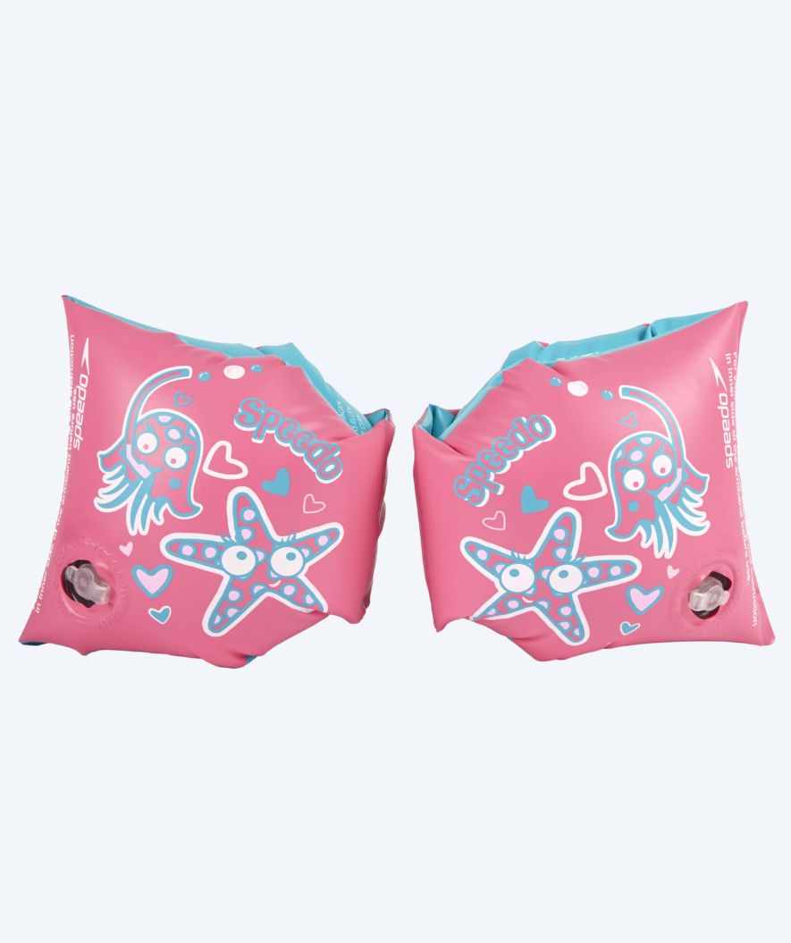 Speedo armringar för barn (2-6) - Sea Squad - Rosa/blå