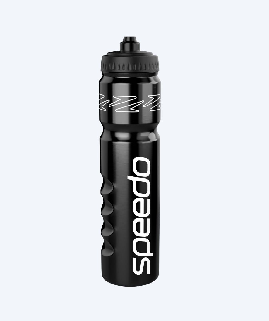 Speedo vattenflaska - 1LTR - Svart/vit