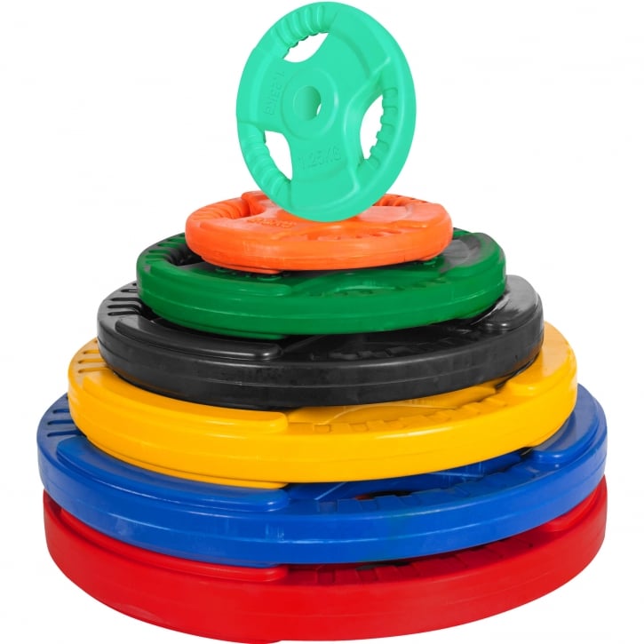 Gorilla Sports Viktskivor Trigrip 31mm 1,25-25kg - Orange 2,5kg