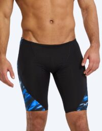 TYR långa badbyxor för herr - Blade Splice Triadic - Svart/blå