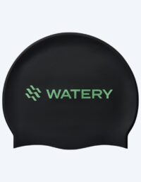 Watery badmössa - Signature Metallic - Svart/grön - Simmössa