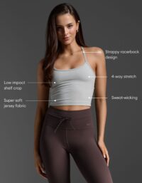 2XU Flex Strappy Crop Tank