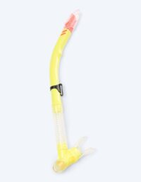 Watery semi-dry snorkel för vuxna - Hudson - Gul - Snorkel vuxen (+16 år)