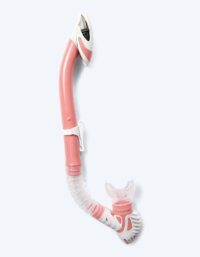 Watery snorkel för vuxna (från 15 år) - Leach Pro - Vit/rosa - Snorkel vuxen (+16 år)