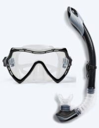 Watery Combo snorkelset för vuxna (från 15 år) - Nebula - Svart - Snorkelset vuxna (+16 år)
