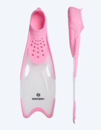 Watery dykfenor för junior (34-37) - Rilian - Rosa/vit - Dykfenor barn (25-36)