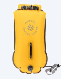 Watery simboj - Swim Buoy & Dry Bag 28L - Gul - Safety bouy
