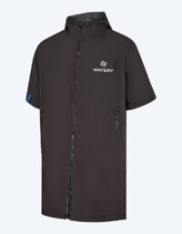 Watery surf poncho - Waterproof - Svart - Badponcho