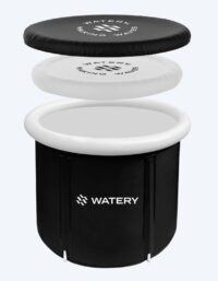 Watery uppblåsbar isbad - Hero - Svart