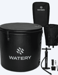 Watery uppblåsbar isbad - Deluxe - Svart