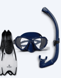 Watery snorkelset för vuxna (från 15 år) - Fenton/Rilian - Mörkblå/svart - Snorkelset vuxna (+16 år)