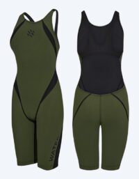 Watery tävlingsbaddräkt för dam - Rapidskin 2.0 - Grön