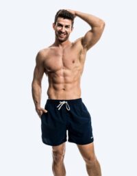 Mirou badshorts för herr - 5013 - Marinblå