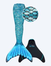 Fin Fun sjöjungfrufena för vuxna (set) - Tidal Teal (Bäst i test)