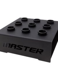 Master Fitness Skivstångsställ för 9 skivstänger Stål Svart - Master Fitness