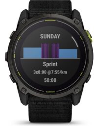 Garmin Enduro 3, Crbn Gry DLC Ti w/Blk Sport Lo Black, Pulsklocka