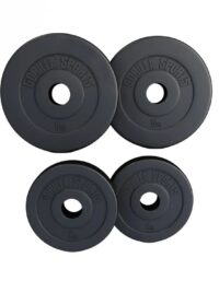 Gorilla Sports BASIC Cement 51mm - 2x10kg 2x5kg, Viktskivor plast