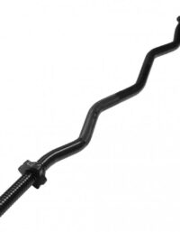 Gorilla Sports Curlstång BLACK 120 cm Stjärnlås - 30 mm