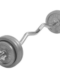 Gorilla Sports Curlstång IRON - 35kg, Skivstångsset järn