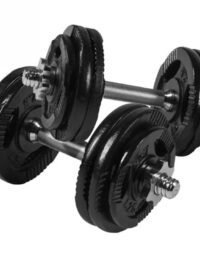 Gorilla Sports Hantlar TRIGRIP Black - 2x15kg