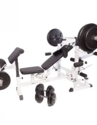 Gorilla Sports Multigym BASIC White - 100kg