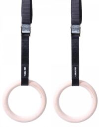 Gorilla Sports Olympiska Gymringar GS - Trä, Gymrings