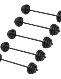 Gorilla Sports Skivstångspaket - 100 kg, Pump set